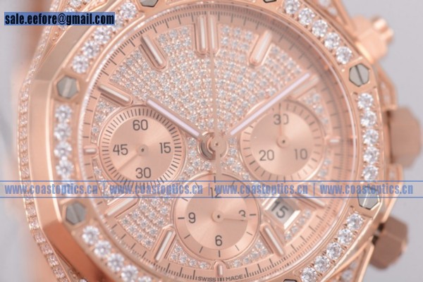 Audemars Piguet Royal Oak Chronograph Watch Rose Gold 1:1 Clone 26322OR.ZZ.1222OR.01 (EF)